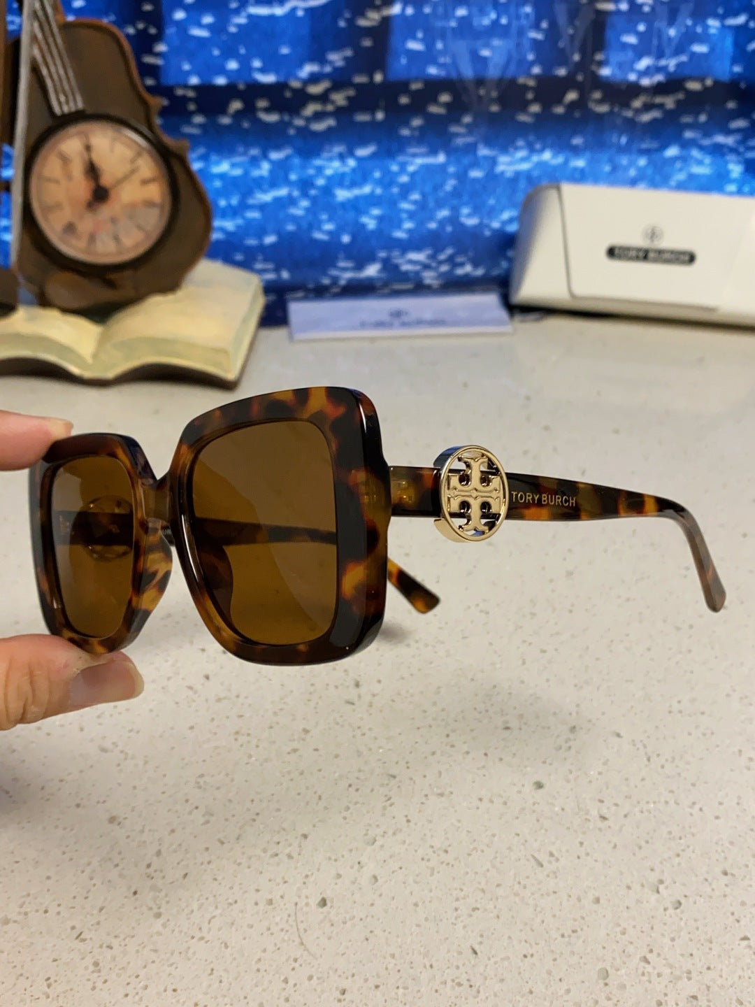Burberry Square Brown Lens Sunglasses for Women - 432508 - detail image 6