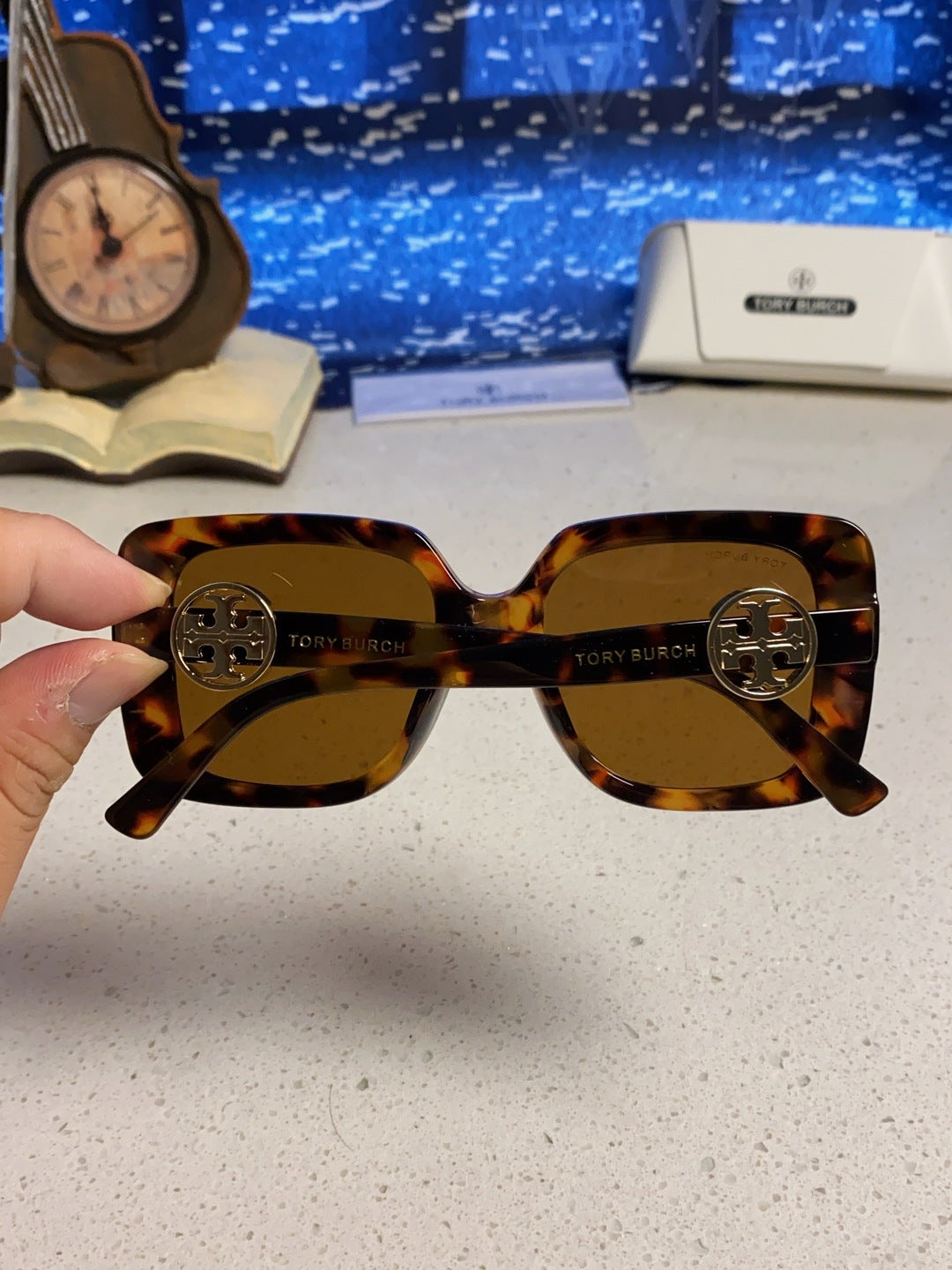 Burberry Square Brown Lens Sunglasses for Women - 432508 - detail image 5