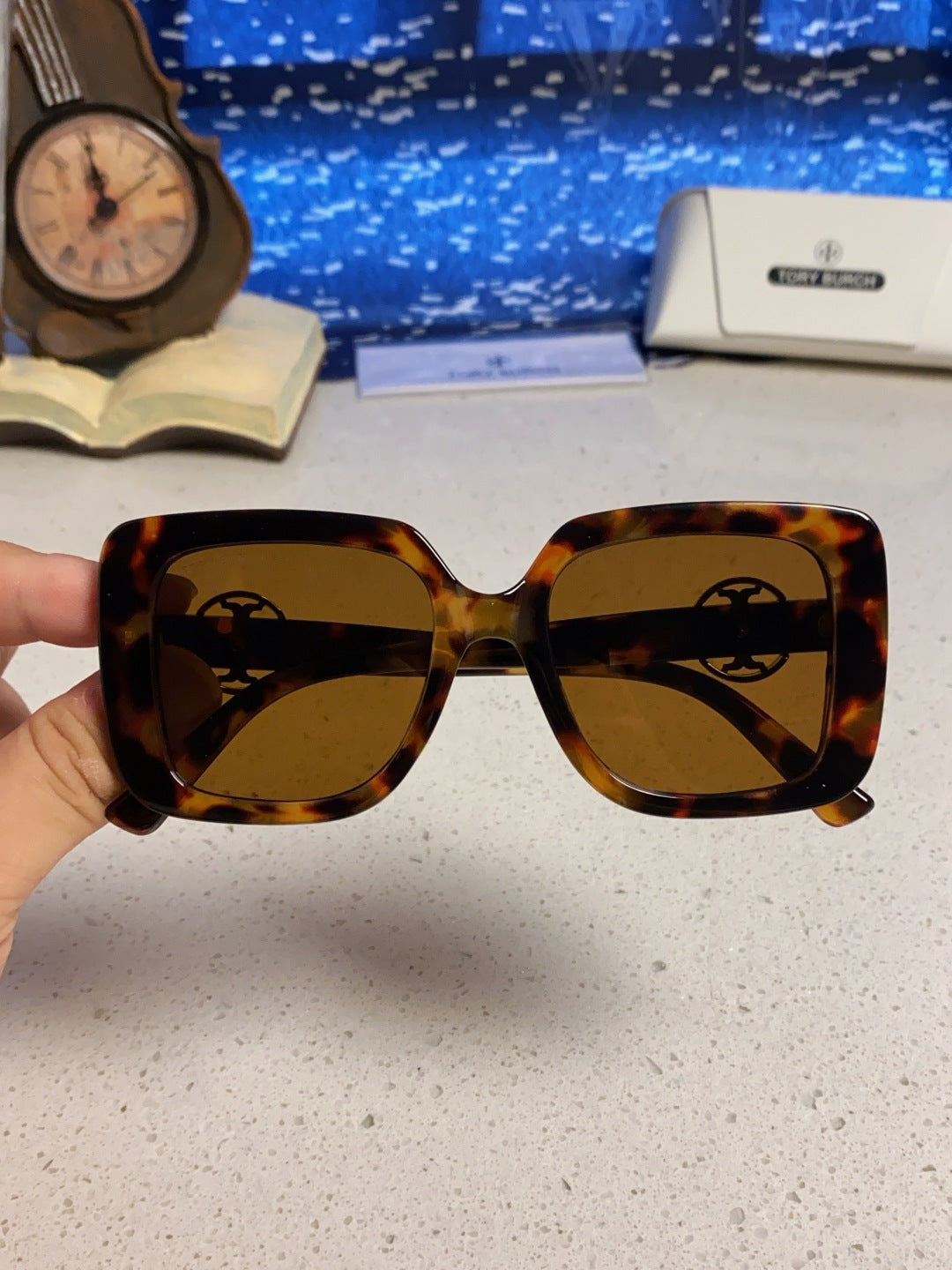 Burberry Square Brown Lens Sunglasses for Women - 487425 - detail image 4