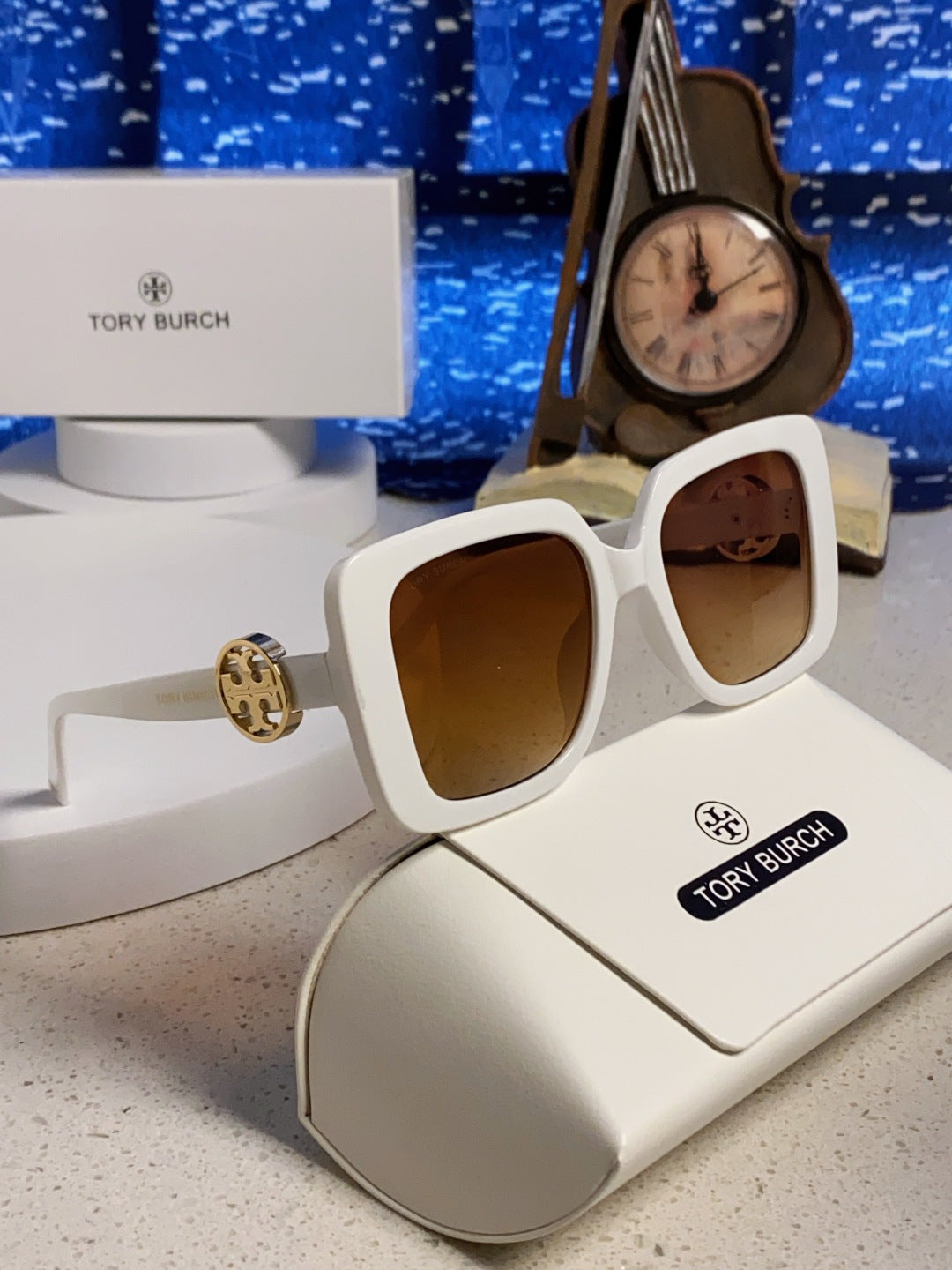 Burberry Square Brown Lens Sunglasses for Women - detail image 10