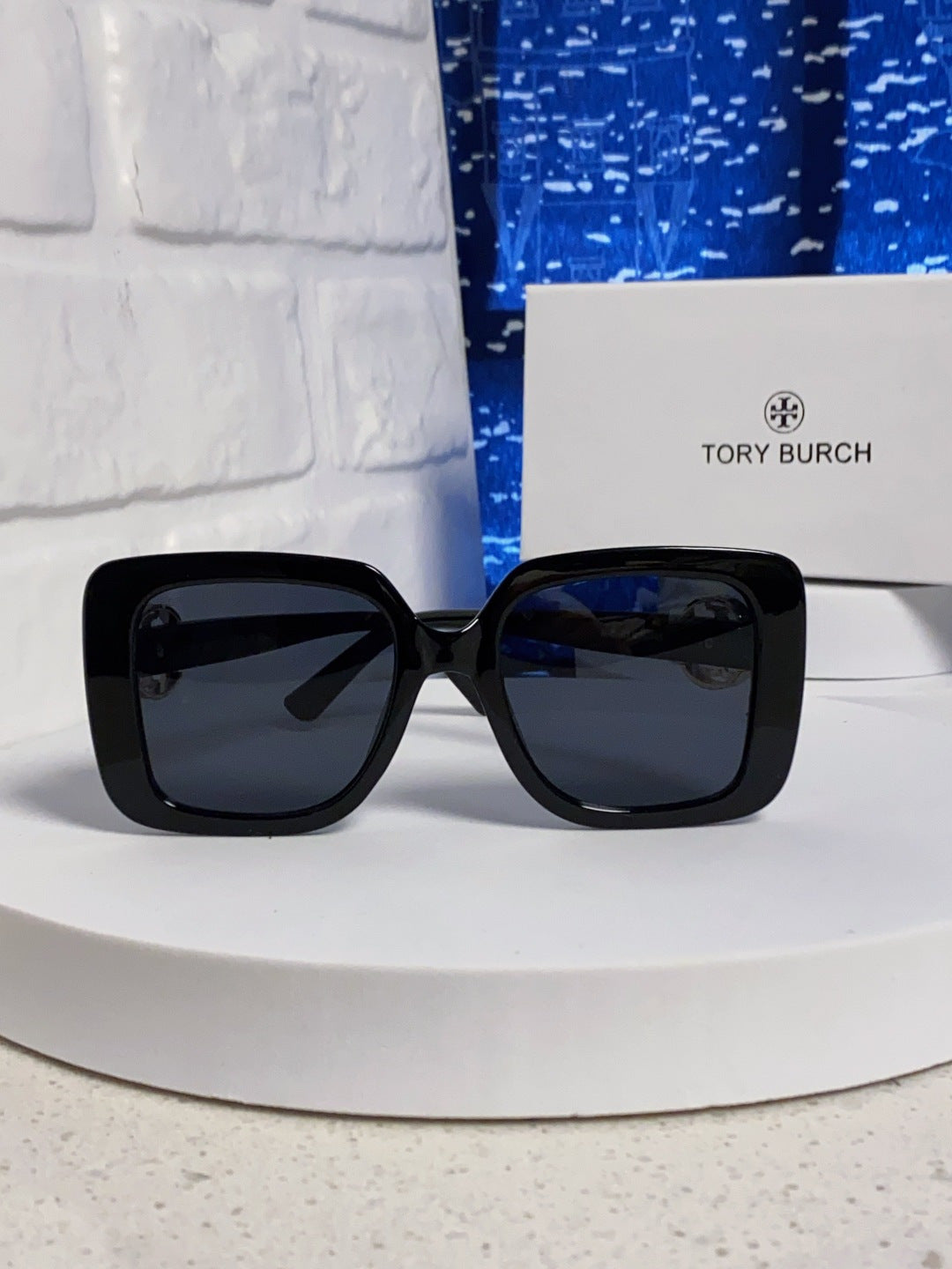 Burberry Square Black Lens Sunglasses for Women - detail image 2