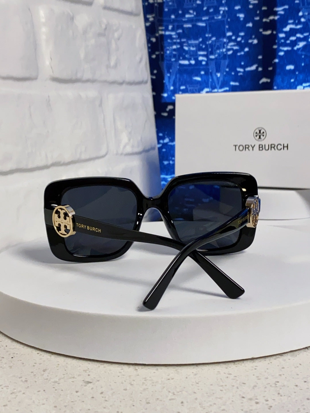 Burberry Square Black Lens Sunglasses for Women - detail image 3