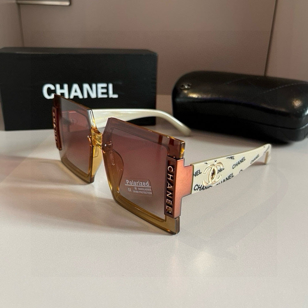 Chanel Polarized Fashion Brown Lens Sunglasses for Men & Women - detail image 4