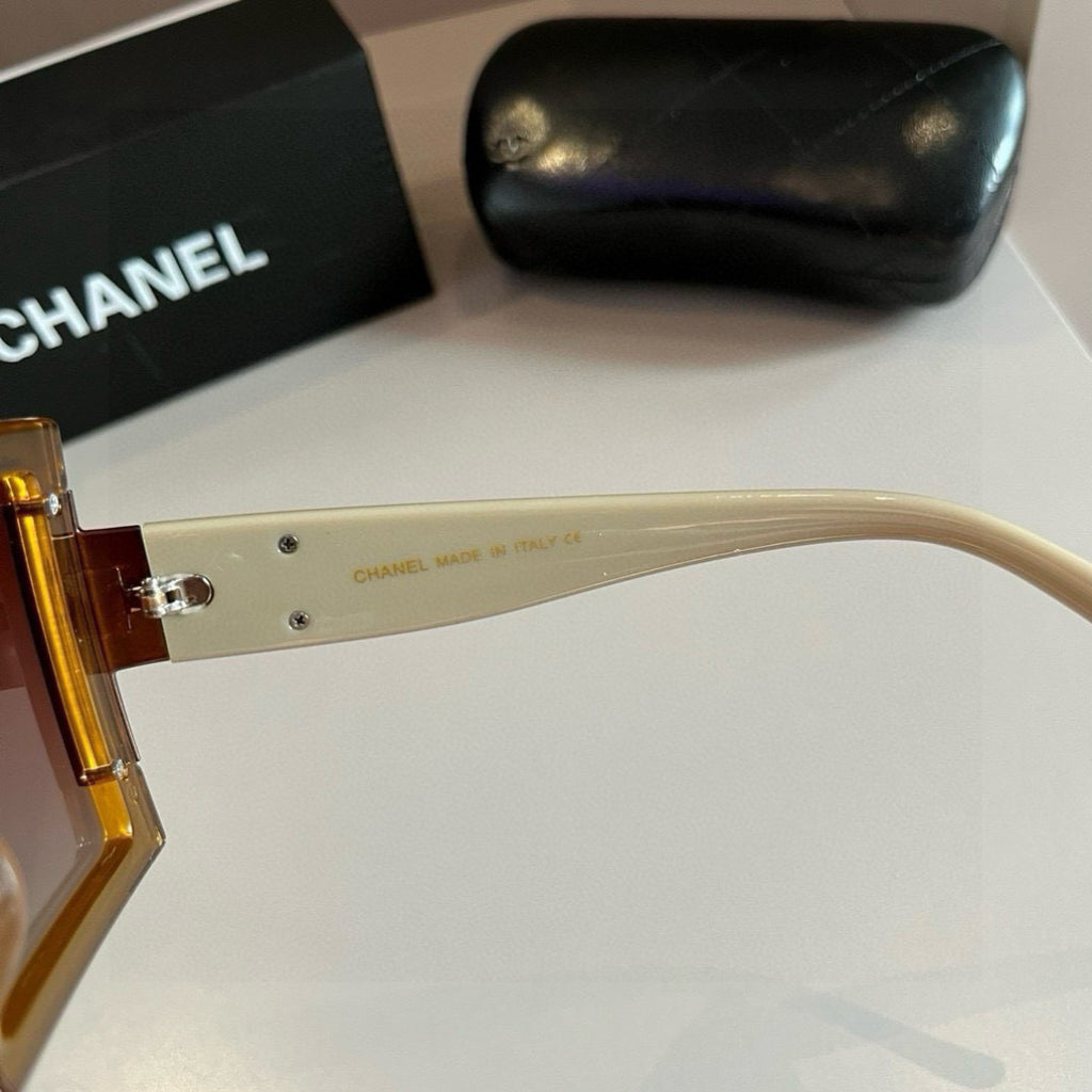Chanel Polarized Fashion Brown Lens Sunglasses for Men & Women - detail image 6