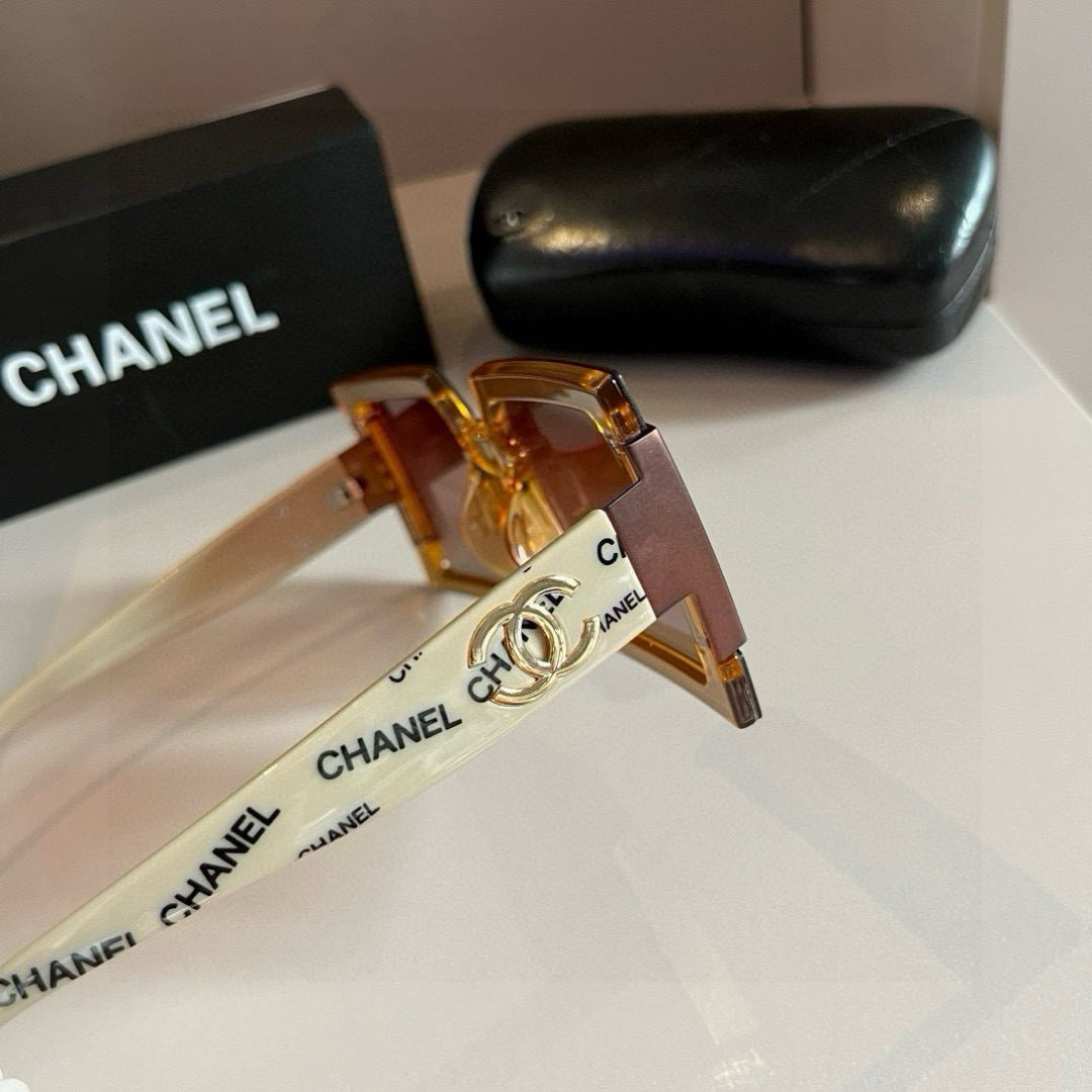 Chanel Polarized Fashion Brown Lens Sunglasses for Men & Women - detail image 2