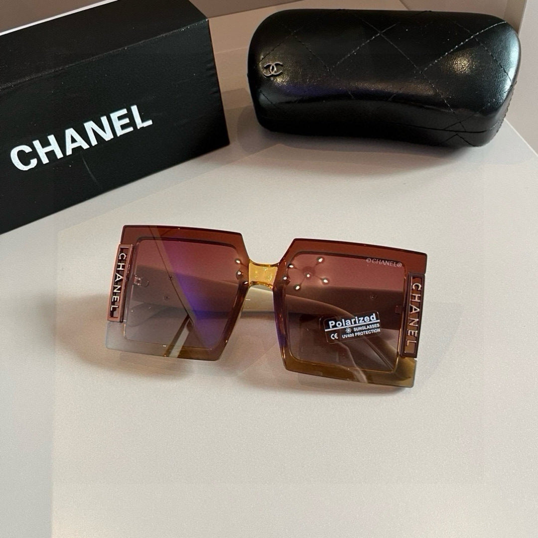 Chanel Polarized Fashion Brown Lens Sunglasses for Men & Women - detail image 8