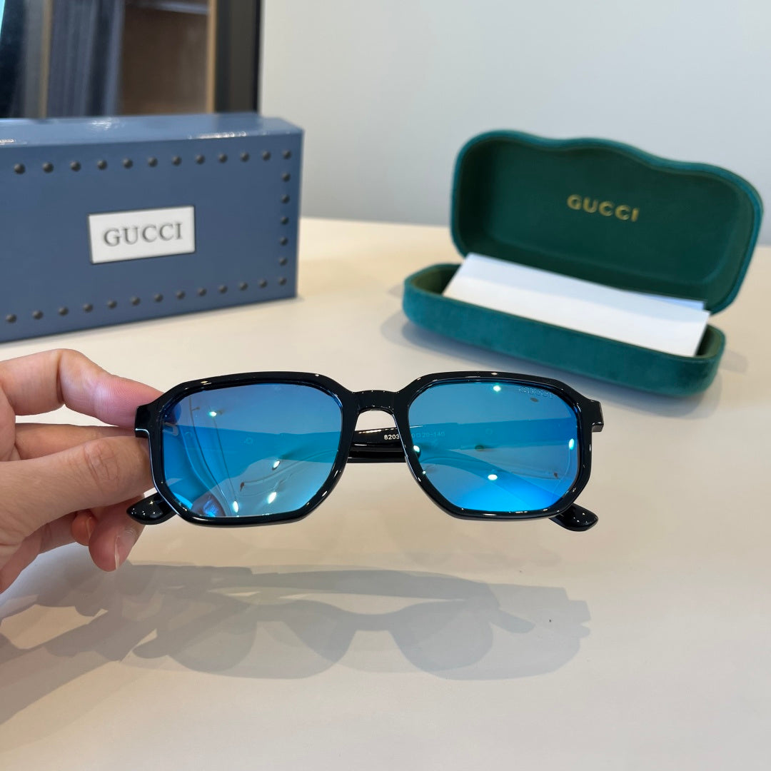 Gucci Fashion Blue Lens Sunglasses for Men & Women - 448859 - detail image 9