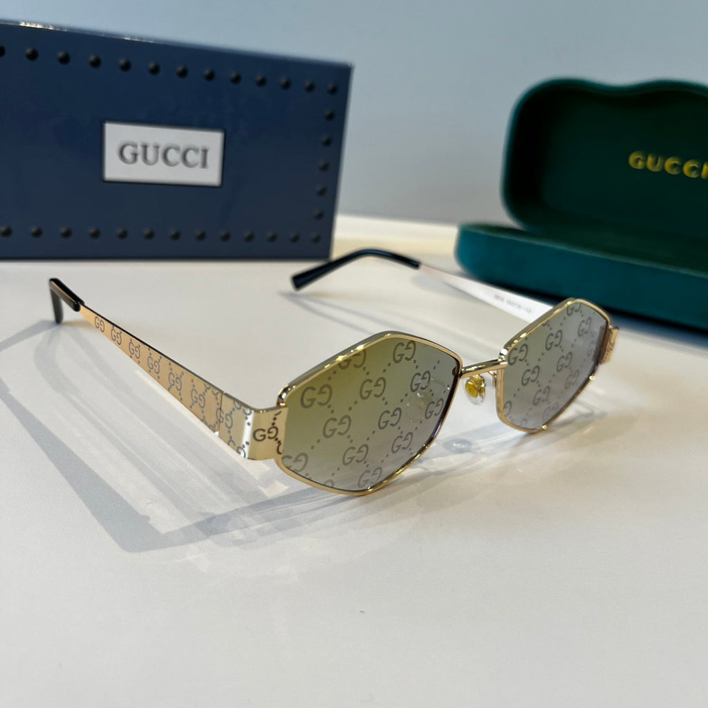 Gucci Fashion Silver Lens Sunglasses for Men & Women - 448845