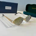 Gucci Fashion Silver Lens Sunglasses for Men & Women - 448845