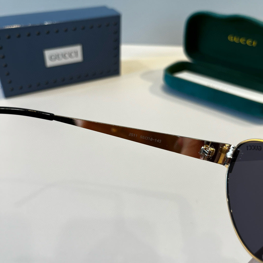 Gucci Oversized Silver Lens Sunglasses for Women - 448847 - detail image 5