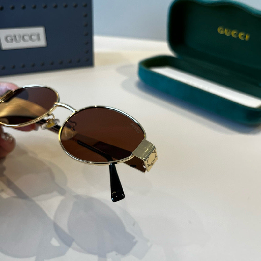 Gucci Oversized Brown Lens Sunglasses for Women - 448848 - detail image 8