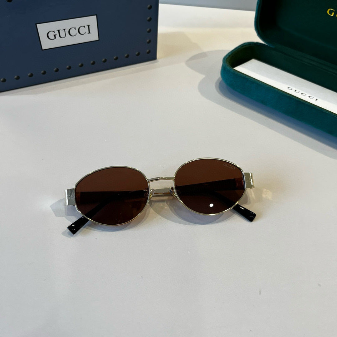 Gucci Oversized Brown Lens Sunglasses for Women - 448848 - detail image 9