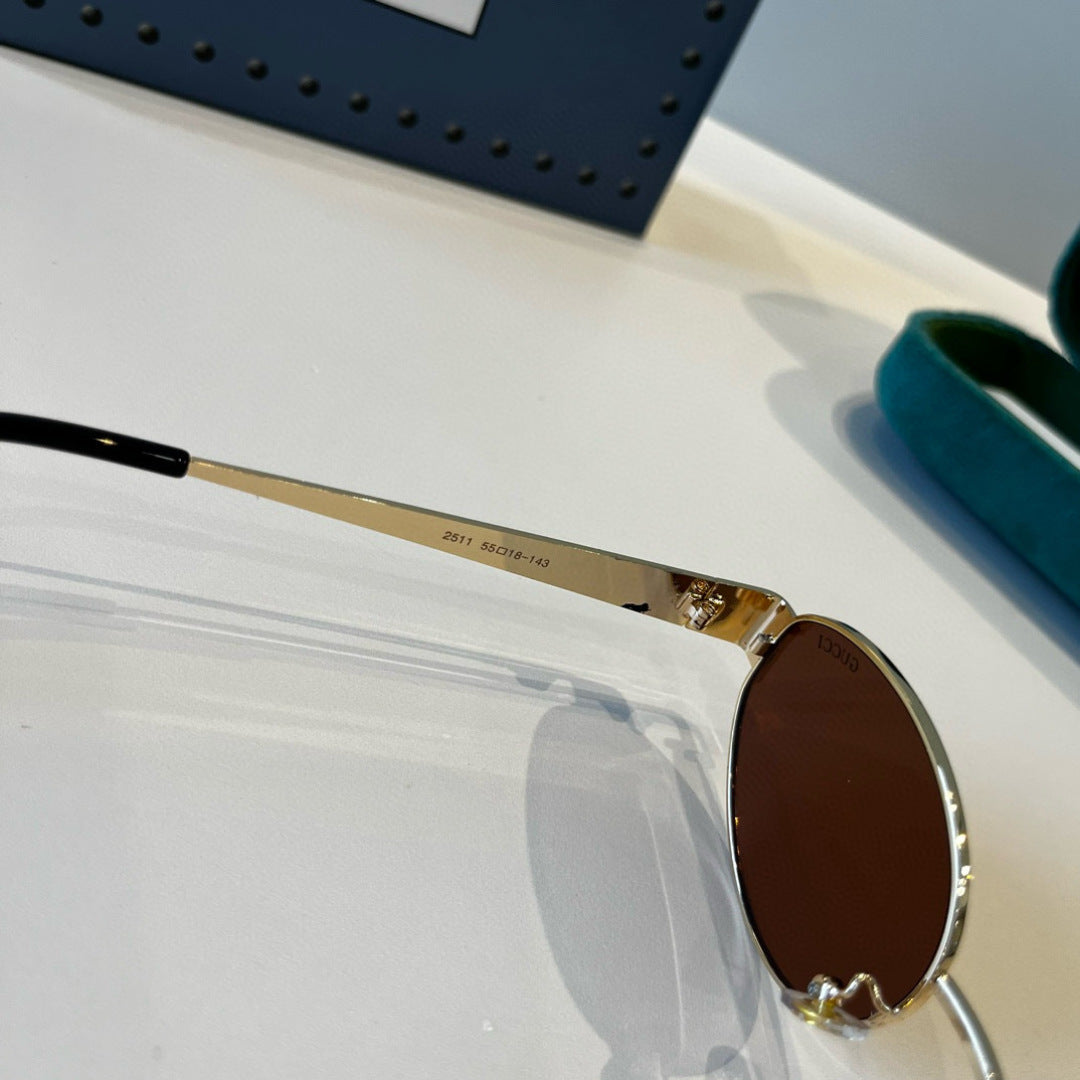 Gucci Oversized Brown Lens Sunglasses for Women - 448848 - detail image 5