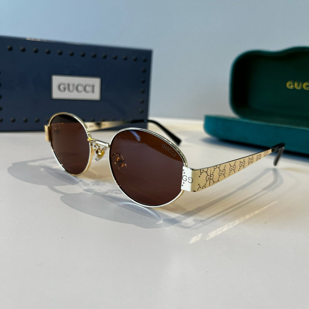 Gucci Oversized Brown Lens Sunglasses for Women - 448848 - detail image 3