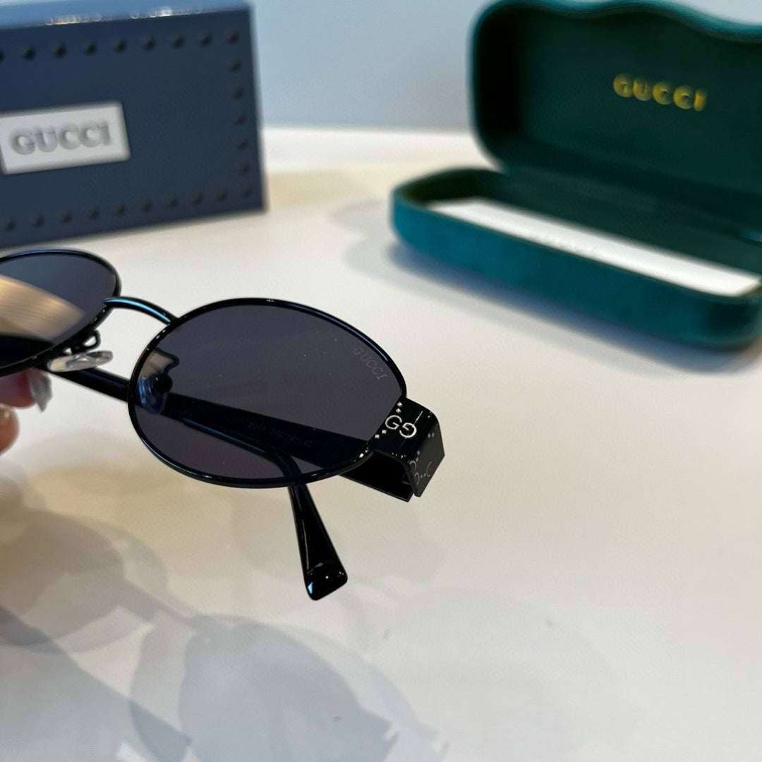 Gucci Oversized Black Lens Sunglasses for Women - 448849 - detail image 7