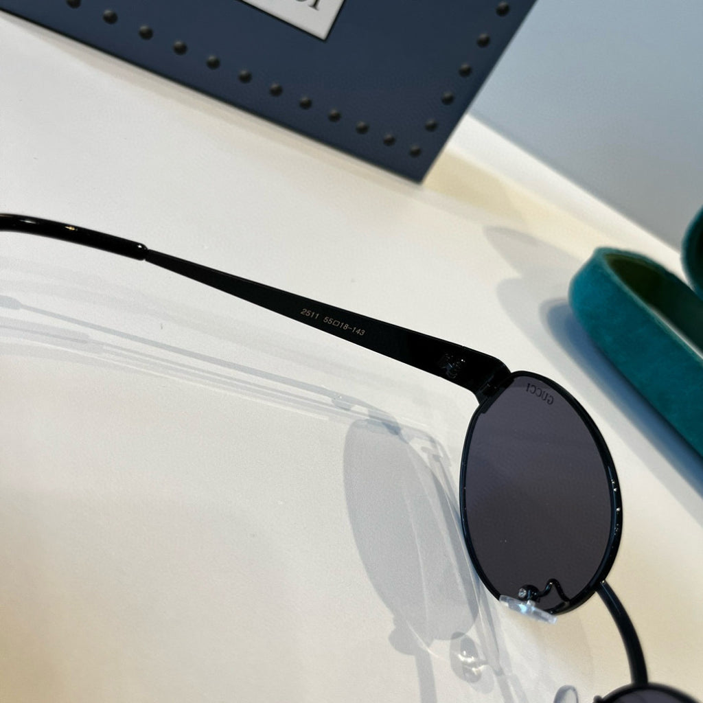 Gucci Oversized Black Lens Sunglasses for Women - 448849 - detail image 5