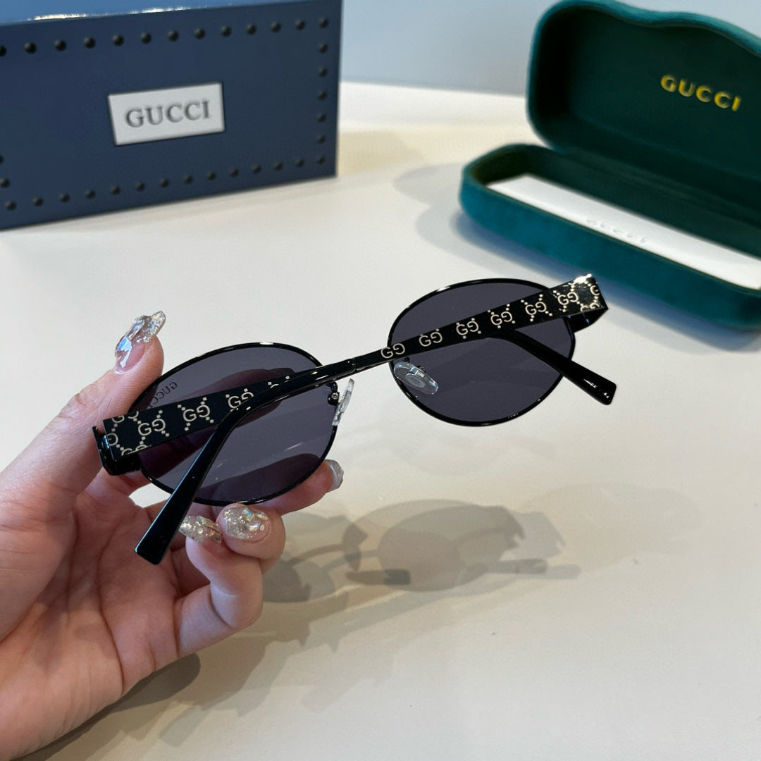 Gucci Oversized Black Lens Sunglasses for Women - 448849 - detail image 6