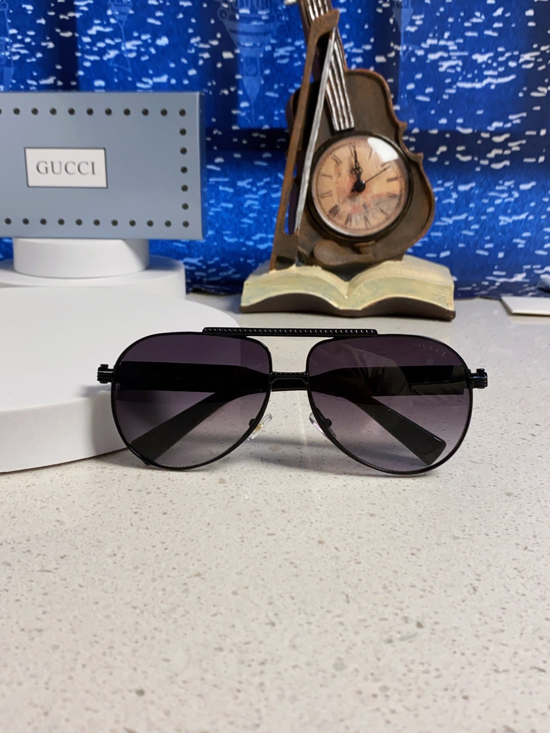 Gucci Aviator Silver Lens Sunglasses for Men & Women - detail image 9