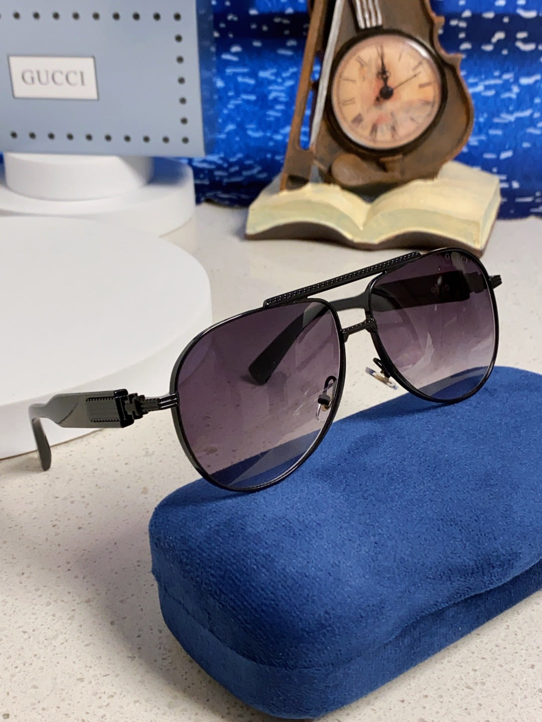 Gucci Aviator Silver Lens Sunglasses for Men & Women - detail image 10