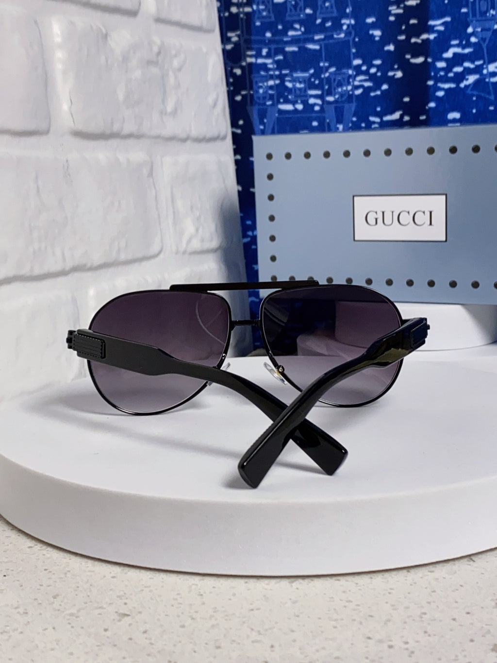 Gucci Aviator Silver Lens Sunglasses for Men & Women - detail image 3