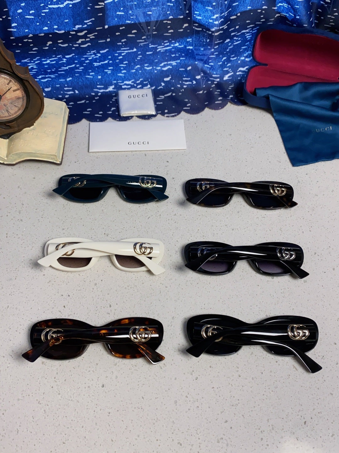 Gucci Oval Gold Lens Sunglasses for Men & Women - detail image 11