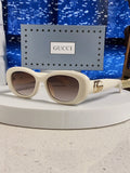 Gucci Oval Brown Lens Sunglasses for Men & Women