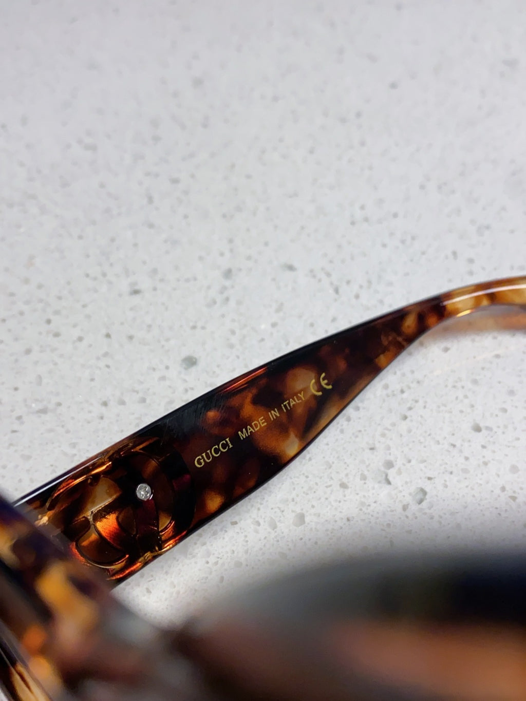 Gucci Oval Black Lens Sunglasses for Men & Women - 486320 - detail image 7