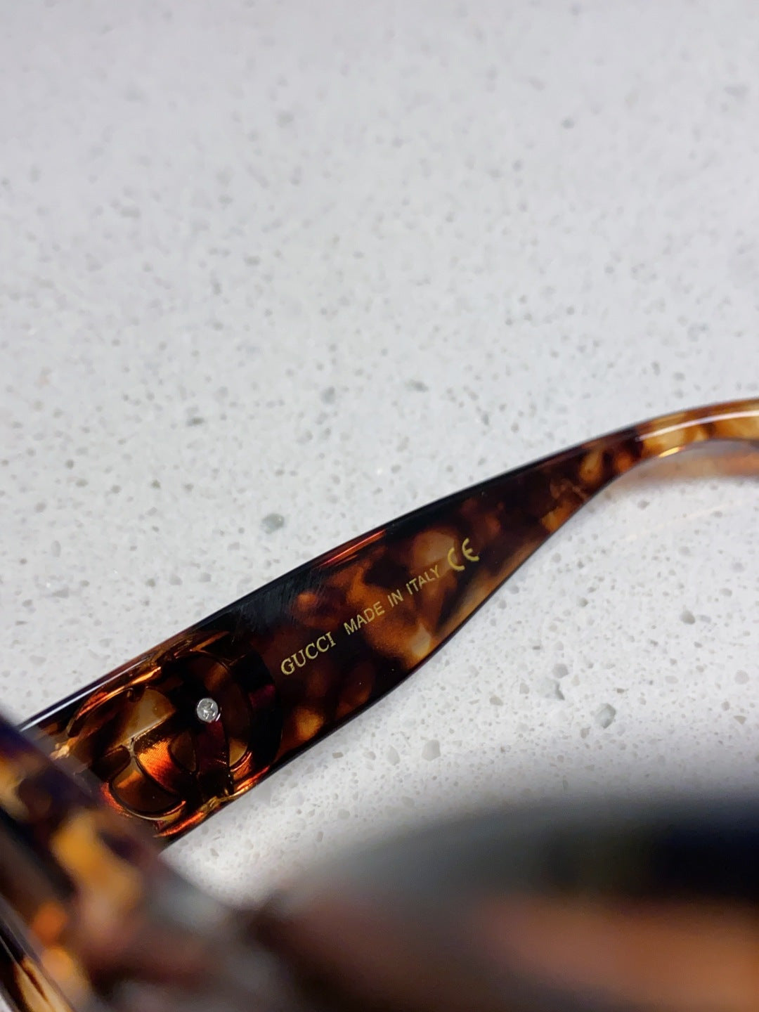 Gucci Oval Black Lens Sunglasses for Men & Women - 486320 - detail image 7