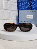 Gucci Oval Black Lens Sunglasses for Men & Women - 486320