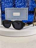 Gucci Oval Gold Lens Sunglasses for Men & Women
