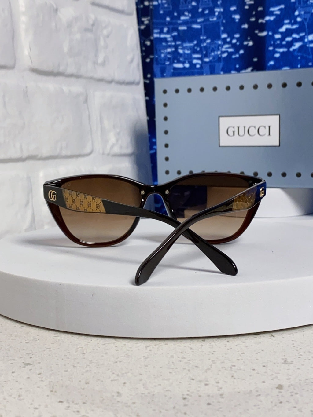 Gucci Cat-Eye Brown Lens Sunglasses for Men & Women - 486326 - detail image 3