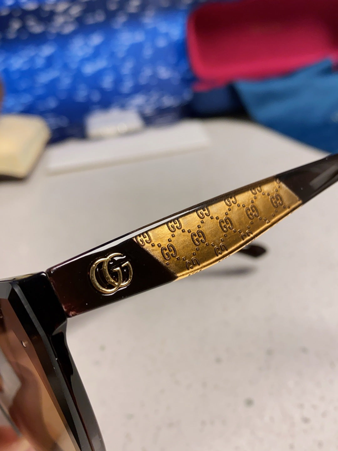 Gucci Cat-Eye Brown Lens Sunglasses for Men & Women - 486326 - detail image 7