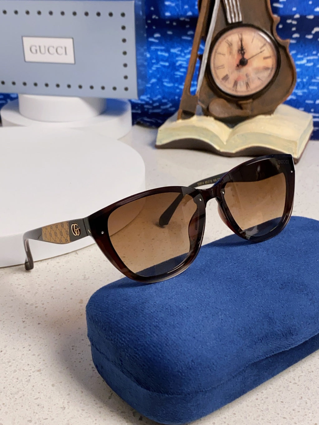 Gucci Cat-Eye Brown Lens Sunglasses for Men & Women - 486326 - detail image 10