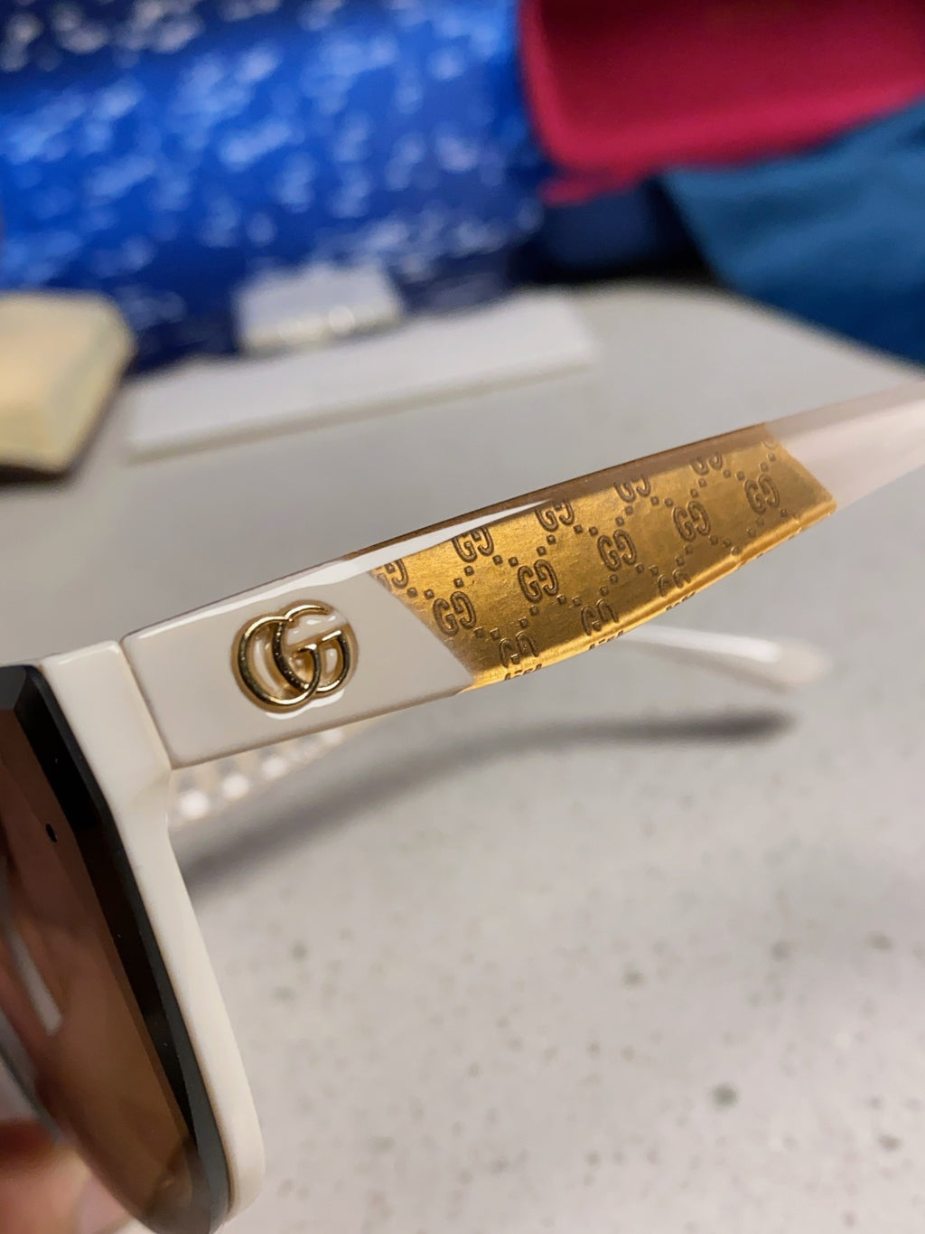 Gucci Cat-Eye Brown Lens Sunglasses for Men & Women - detail image 7