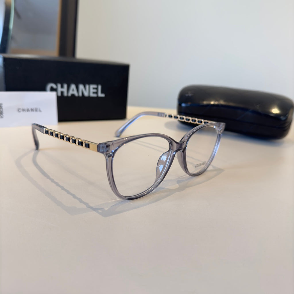 Chanel Blue-Light Fashion Silver Lens Sunglasses for Men & Women - 431555