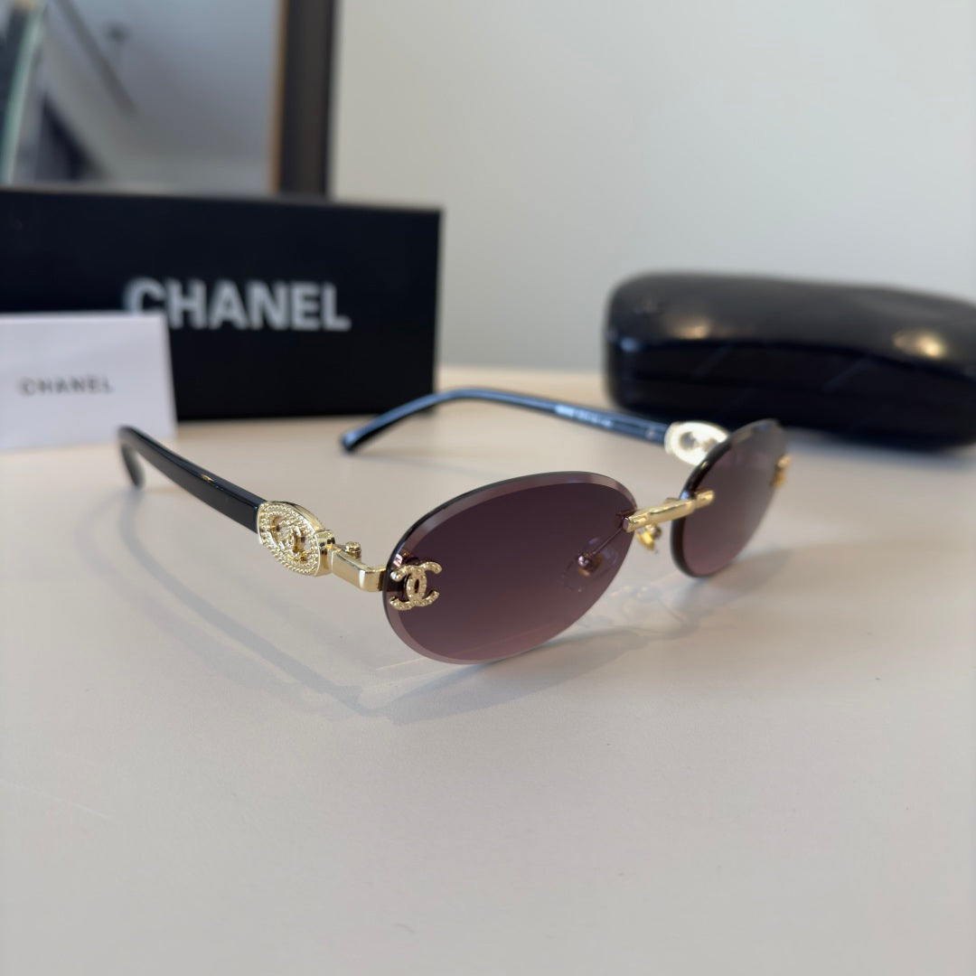 Chanel Fashion Silver Lens Sunglasses for Men & Women - 465137