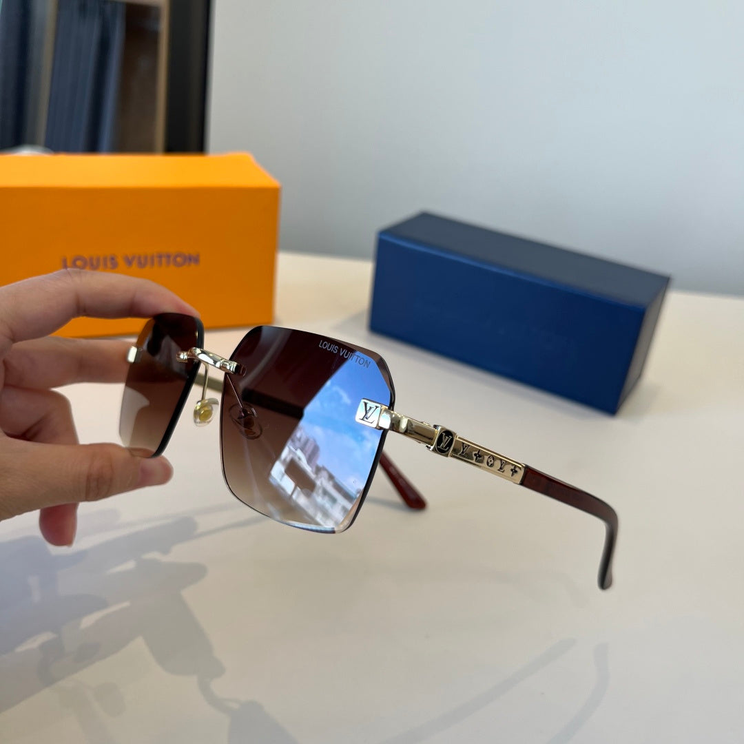 Louis Vuitton Fashion Red Lens Sunglasses for Men & Women - 486279 - detail image 4