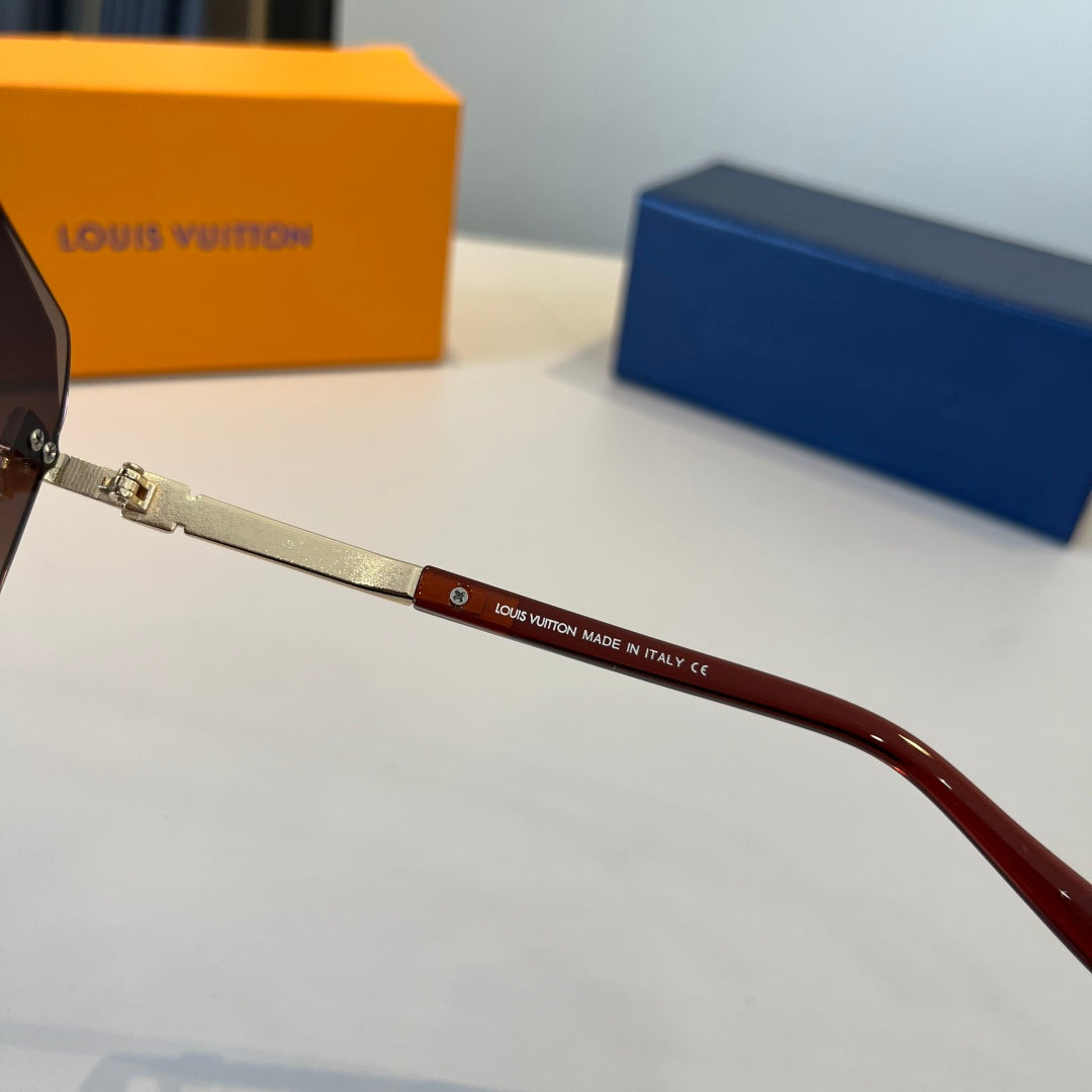 Louis Vuitton Fashion Red Lens Sunglasses for Men & Women - 486279 - detail image 5