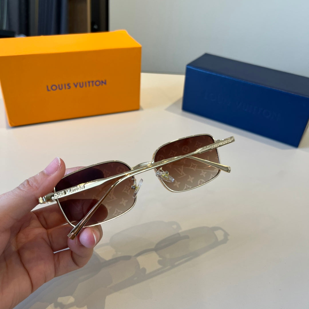 Louis Vuitton Metal Fashion Brown Lens Sunglasses for Men & Women - 486282 - detail image 7