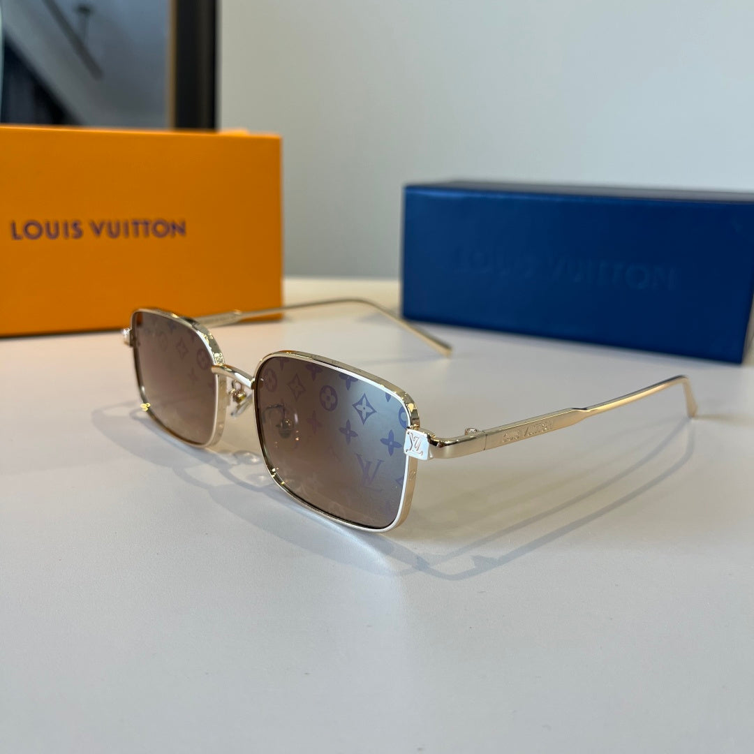 Louis Vuitton Metal Fashion Brown Lens Sunglasses for Men & Women - 486282 - detail image 3