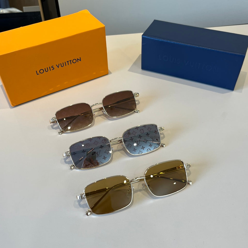 Louis Vuitton Metal Fashion Brown Lens Sunglasses for Men & Women - 486282 - detail image 10