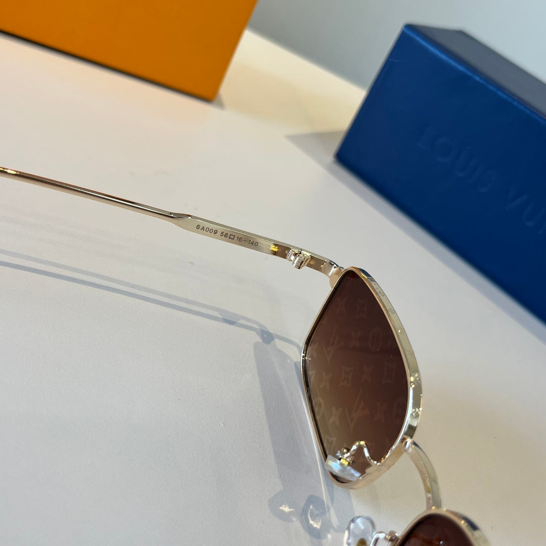 Louis Vuitton Metal Fashion Brown Lens Sunglasses for Men & Women - 486282 - detail image 5