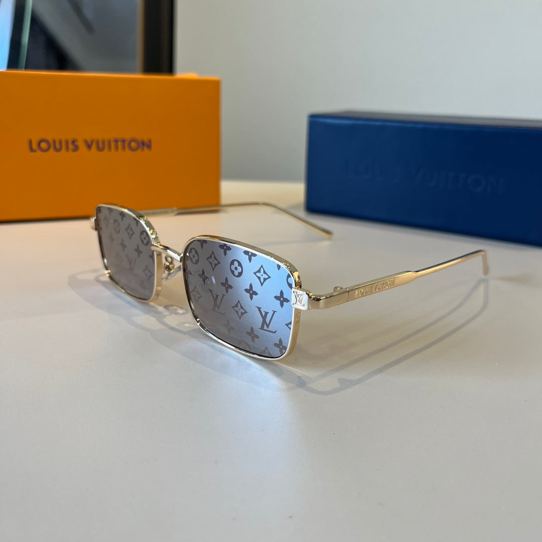 Louis Vuitton Metal Fashion Silver Lens Sunglasses for Men & Women - 486284 - detail image 3