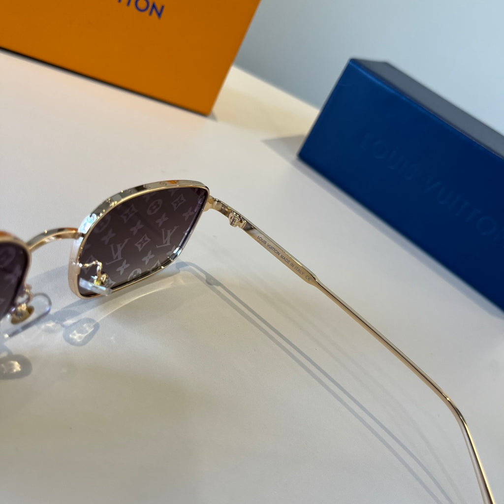 Louis Vuitton Metal Fashion Silver Lens Sunglasses for Men & Women - 486284 - detail image 4