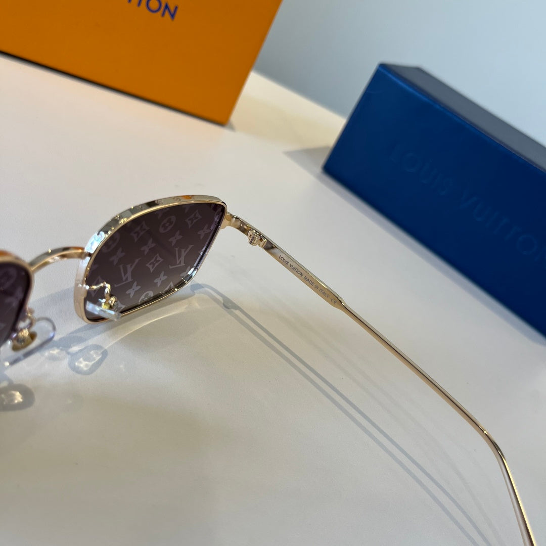 Louis Vuitton Metal Fashion Silver Lens Sunglasses for Men & Women - 486284 - detail image 4