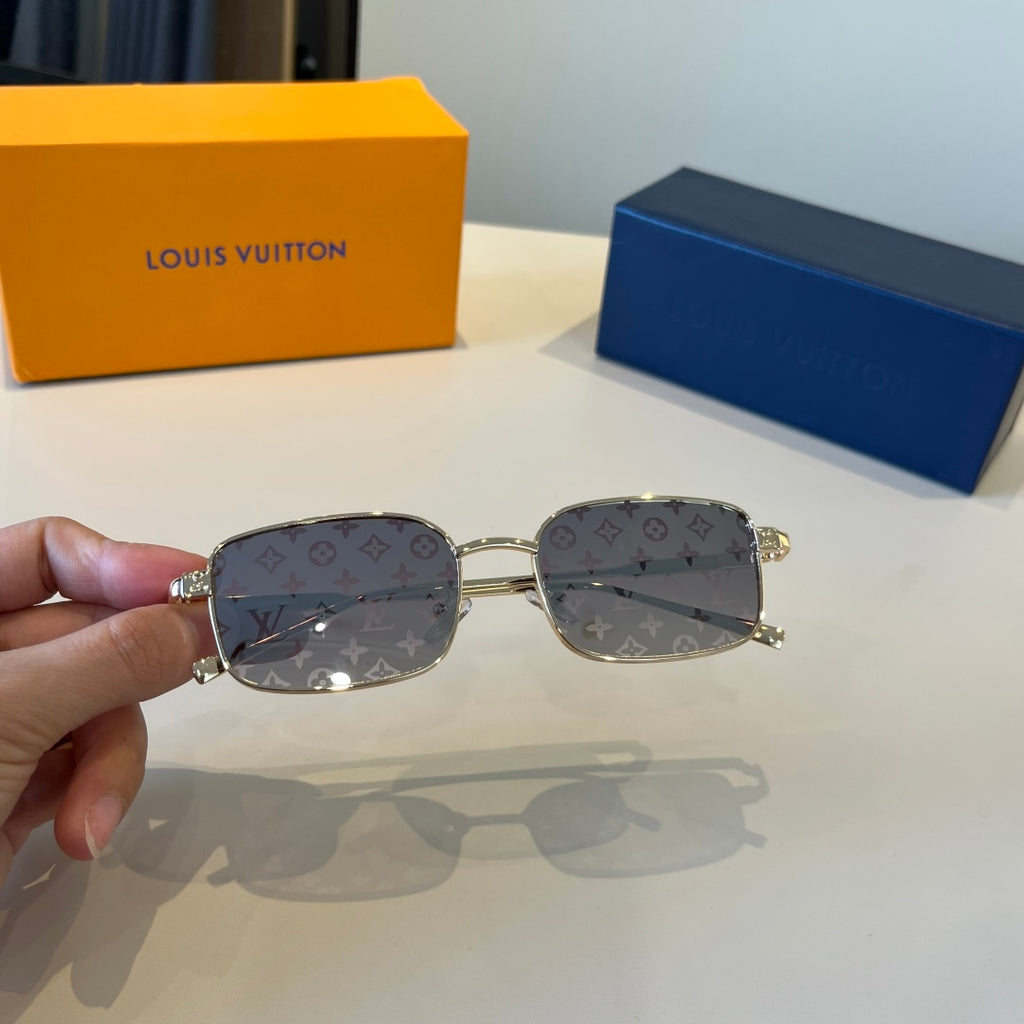 Louis Vuitton Metal Fashion Silver Lens Sunglasses for Men & Women - 486284 - detail image 9