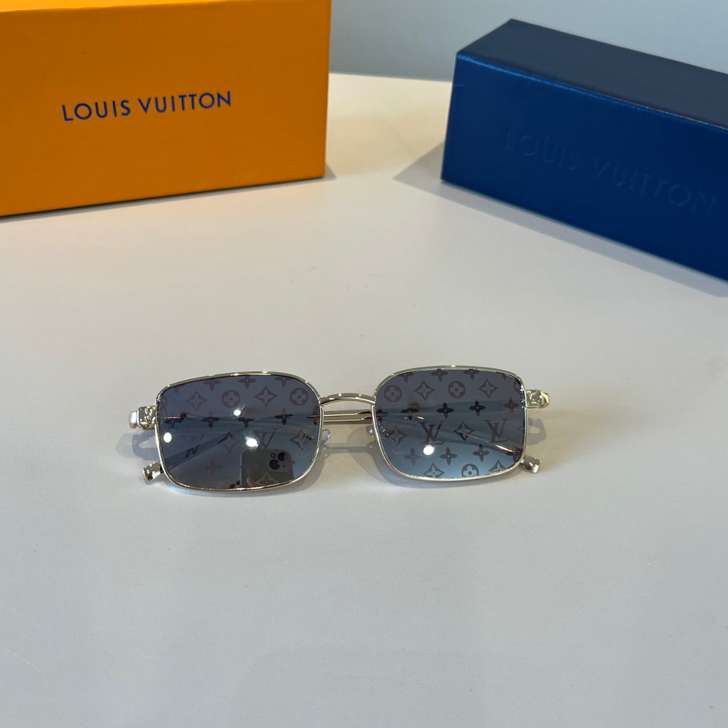 Louis Vuitton Metal Fashion Silver Lens Sunglasses for Men & Women - 486284 - detail image 10