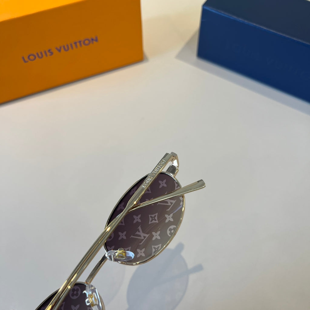 Louis Vuitton Metal Fashion Silver Lens Sunglasses for Men & Women - 486157 - detail image 6
