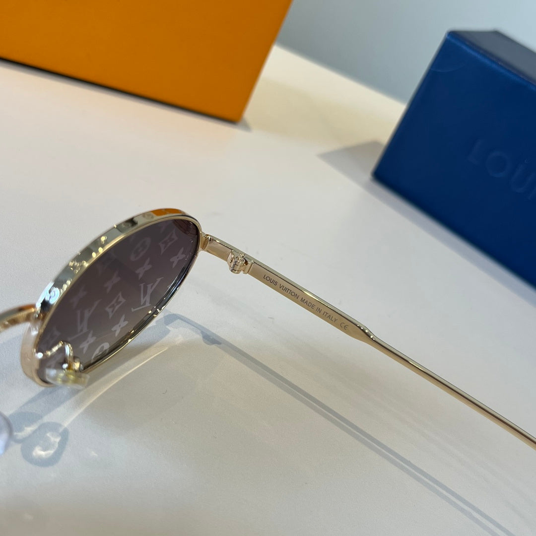 Louis Vuitton Metal Fashion Silver Lens Sunglasses for Men & Women - 486157 - detail image 4