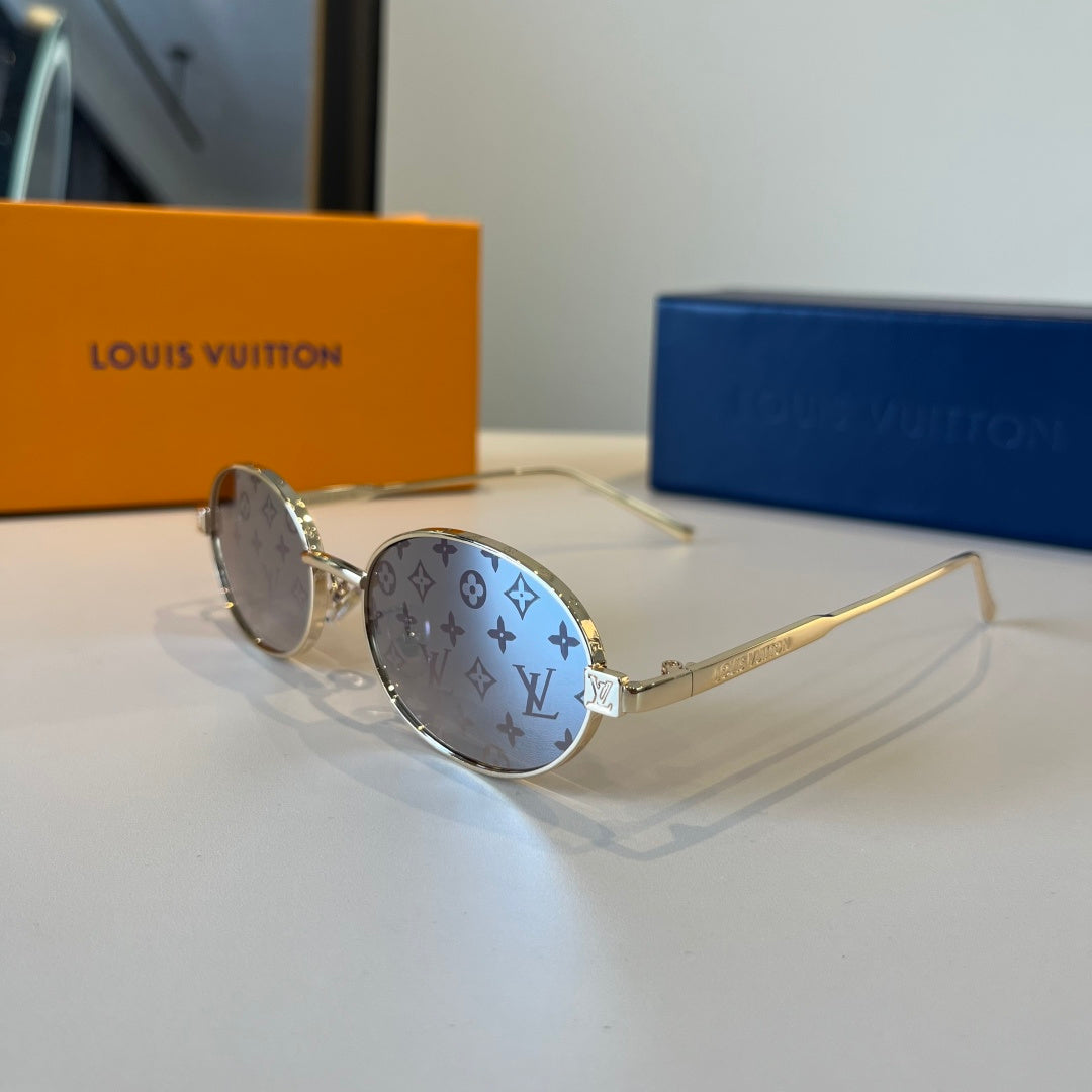 Louis Vuitton Metal Fashion Silver Lens Sunglasses for Men & Women - 486157 - detail image 3